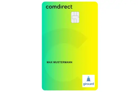 comdirect Girocard mit Chip für Max Mustermann. Positive comdirect erfahrungen sind mit dieser Karte möglich.