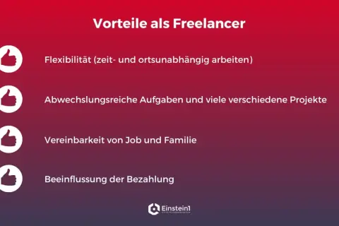 Vorteile als Freelancer: Flexibilität, abwechslungsreiche Projekte, Familienfreundlichkeit & Einfluss auf Bezahlung. So definierst du, was ist ein Freiberufler.