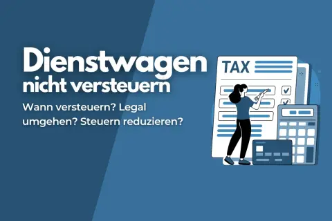Dienstwagen: Wann den Arbeitsweg nicht versteuern? Frau mit Stift und Taschenrechner plant Steuern zu reduzieren.